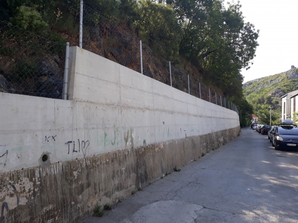 Sanacija nogostupa, stepeni&scaron;ta i zidova u Obrovcu